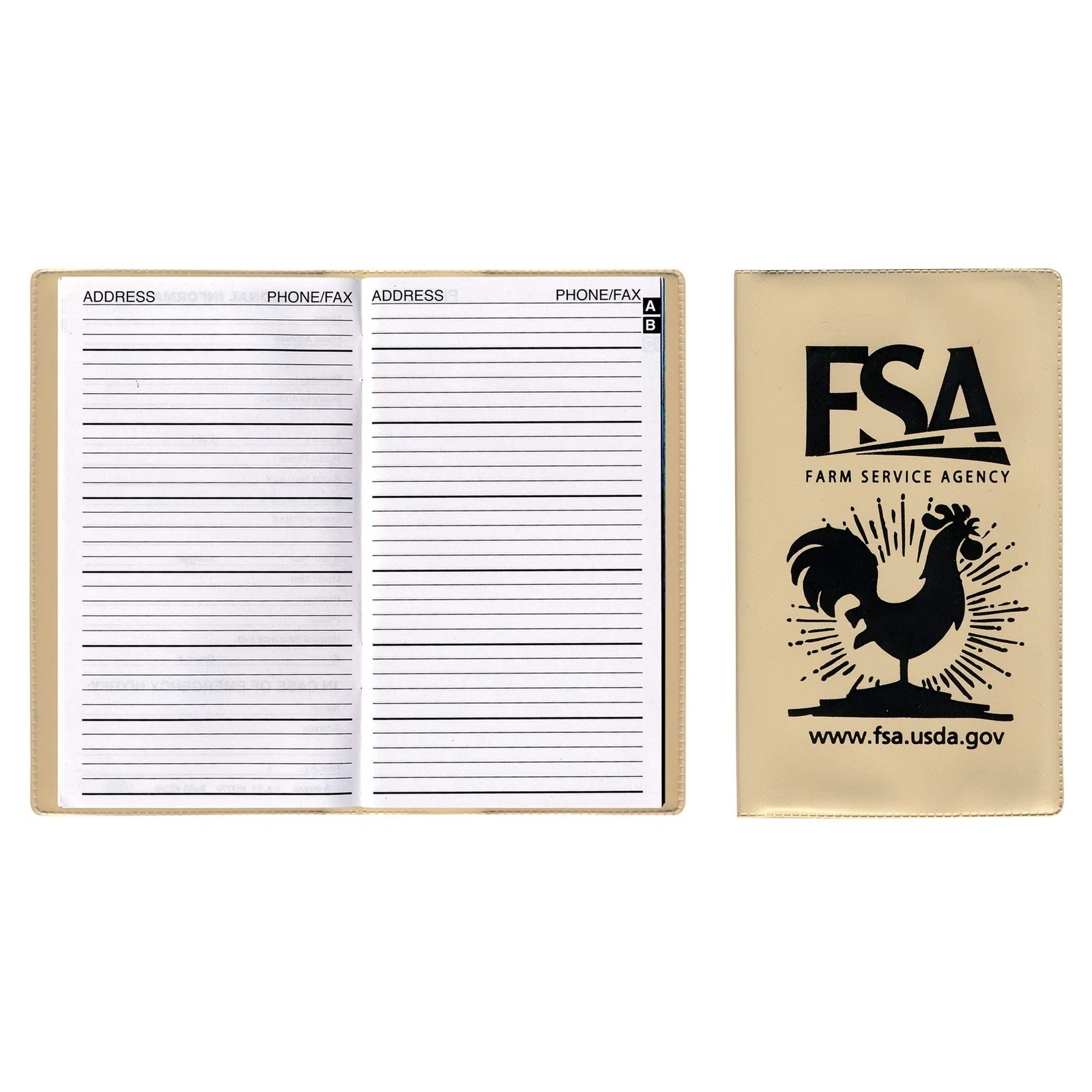 Standard Vinyl Address Book — view 1