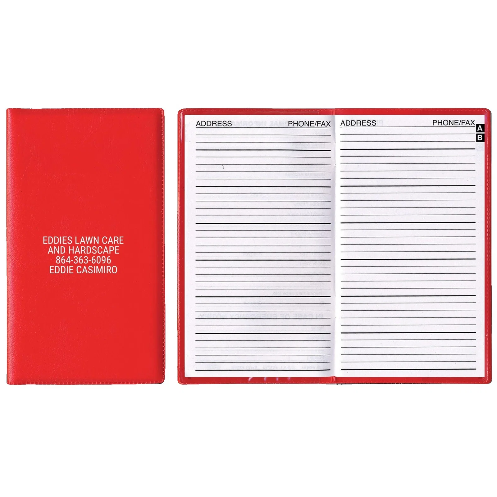 Standard Vinyl Address Book — view 4