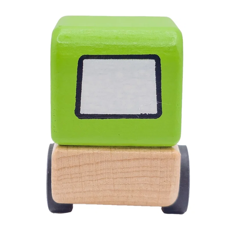Logo Wooden Pick Up Truck — view 2