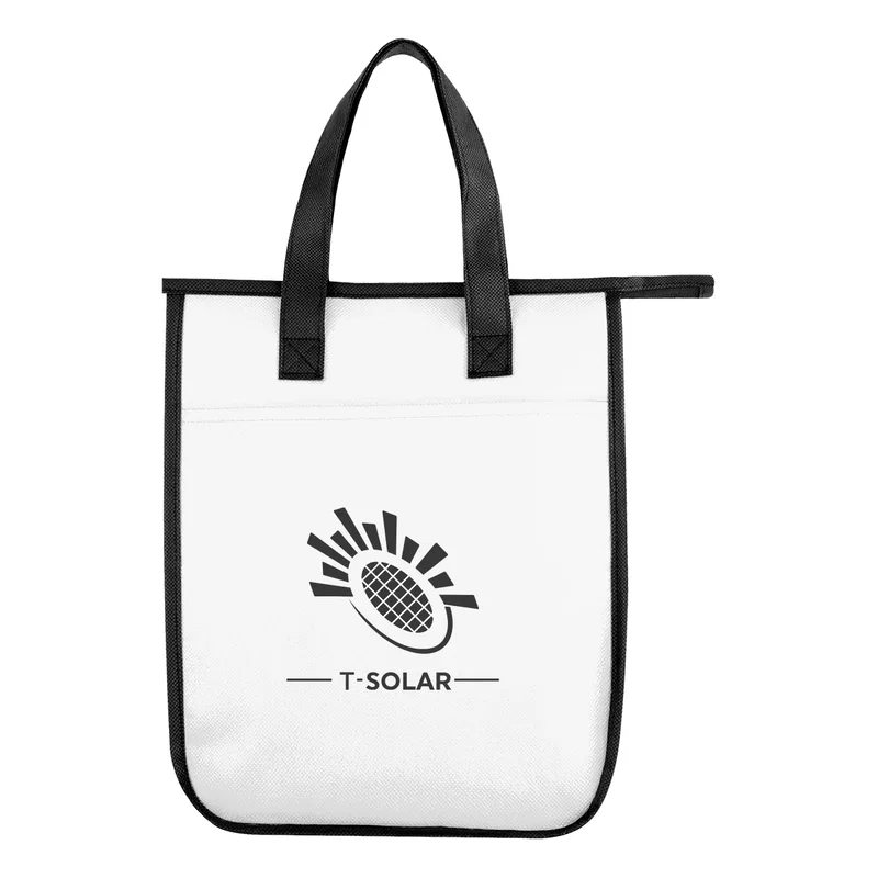 Carried at the side as a lunch-size cold pack
