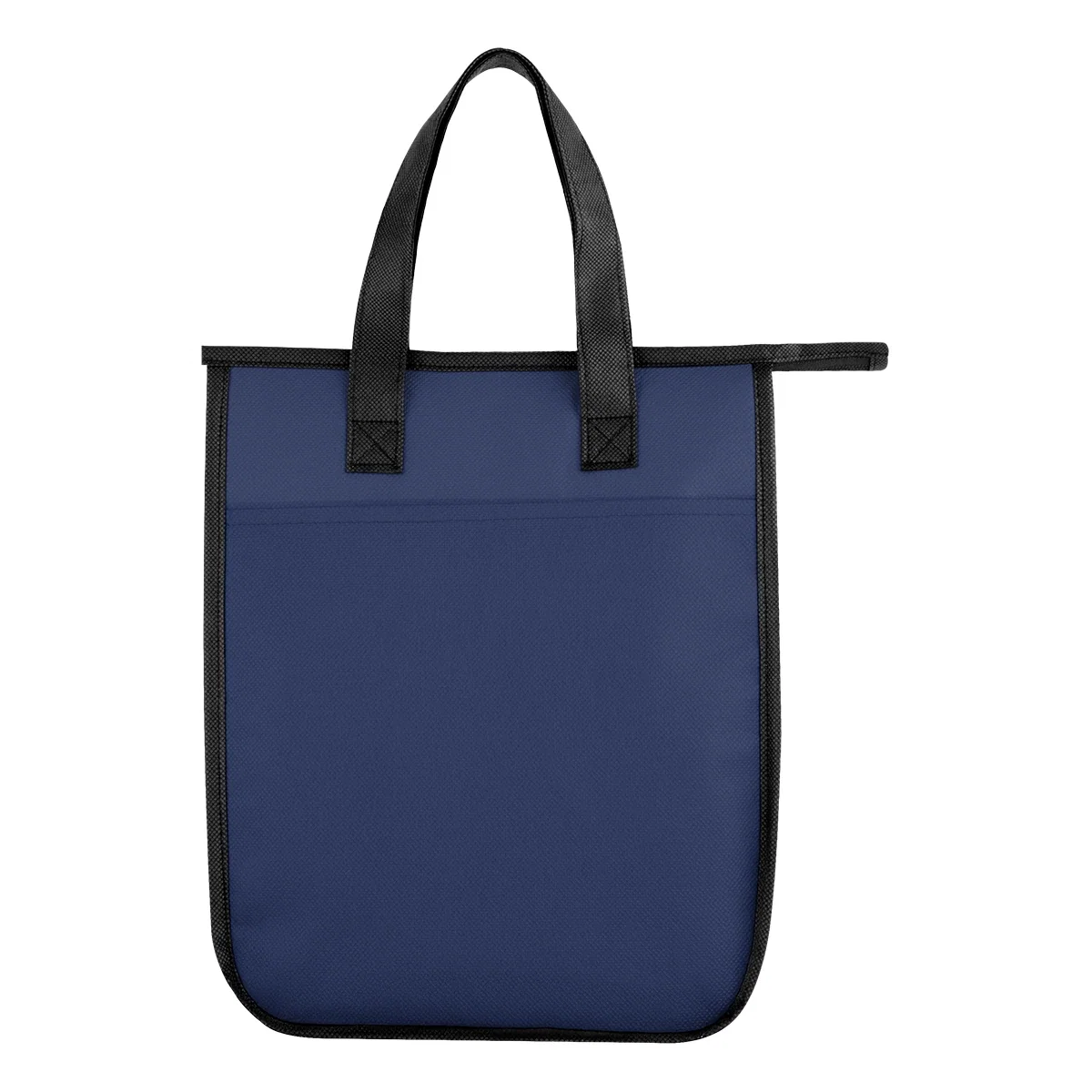 Navy colorway held by the twin carry straps