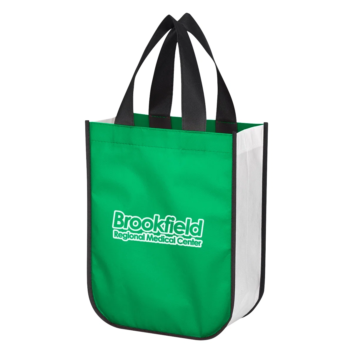 Gusseted base giving the bag its standing shape