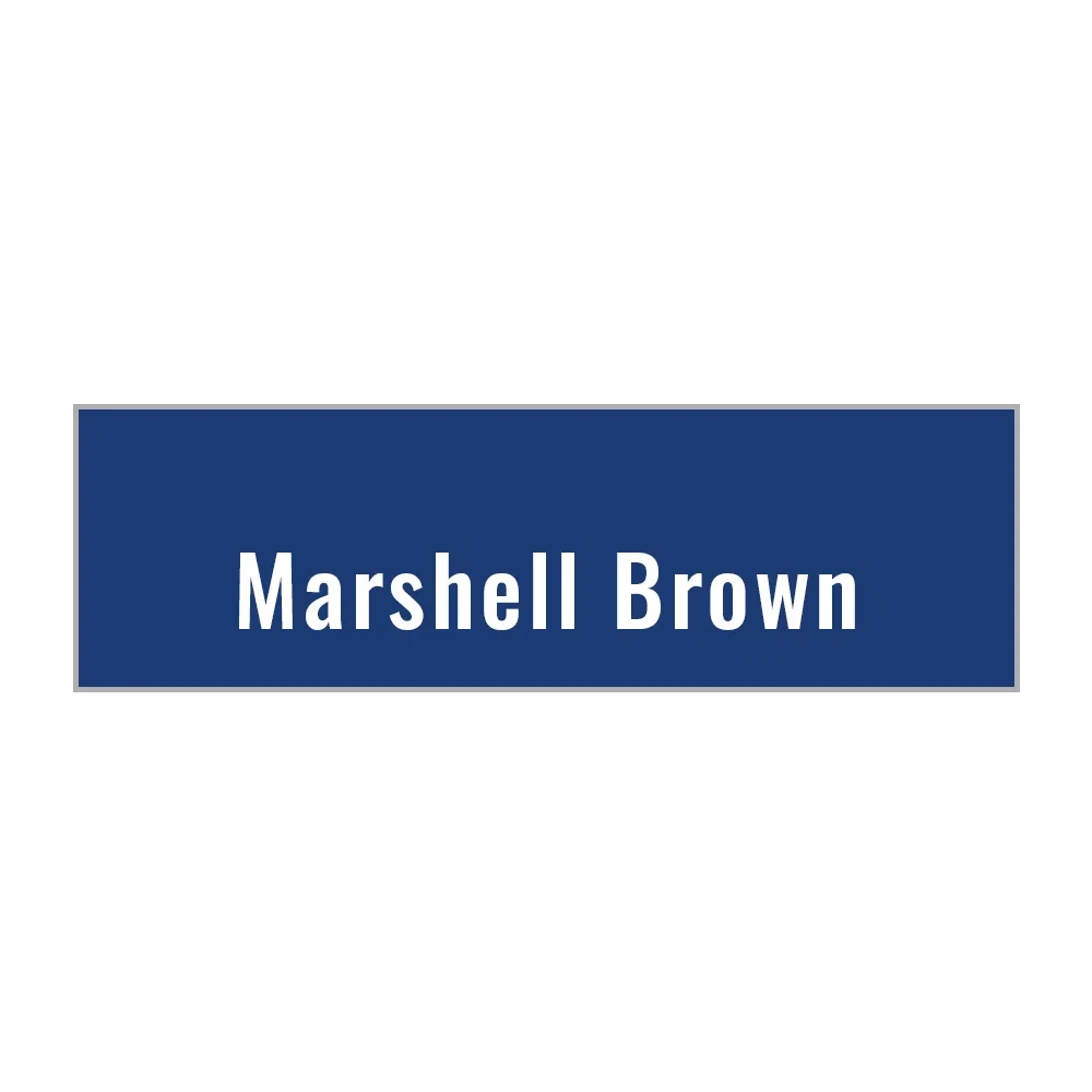 Los Angeles Custom Plastic Name Badge (Custom sized between 0 and 3 sq. in.) — view 2