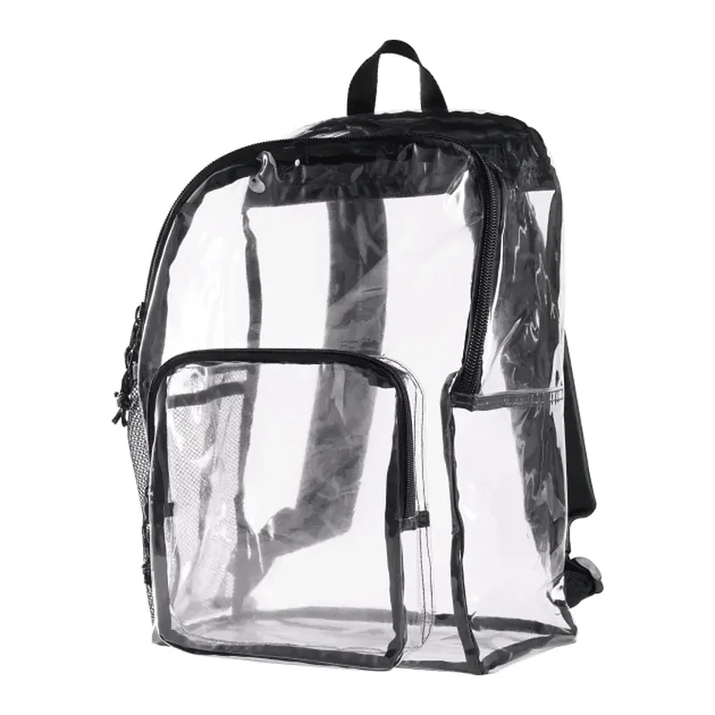Custom Logo Clear PVC Backpack — view 2