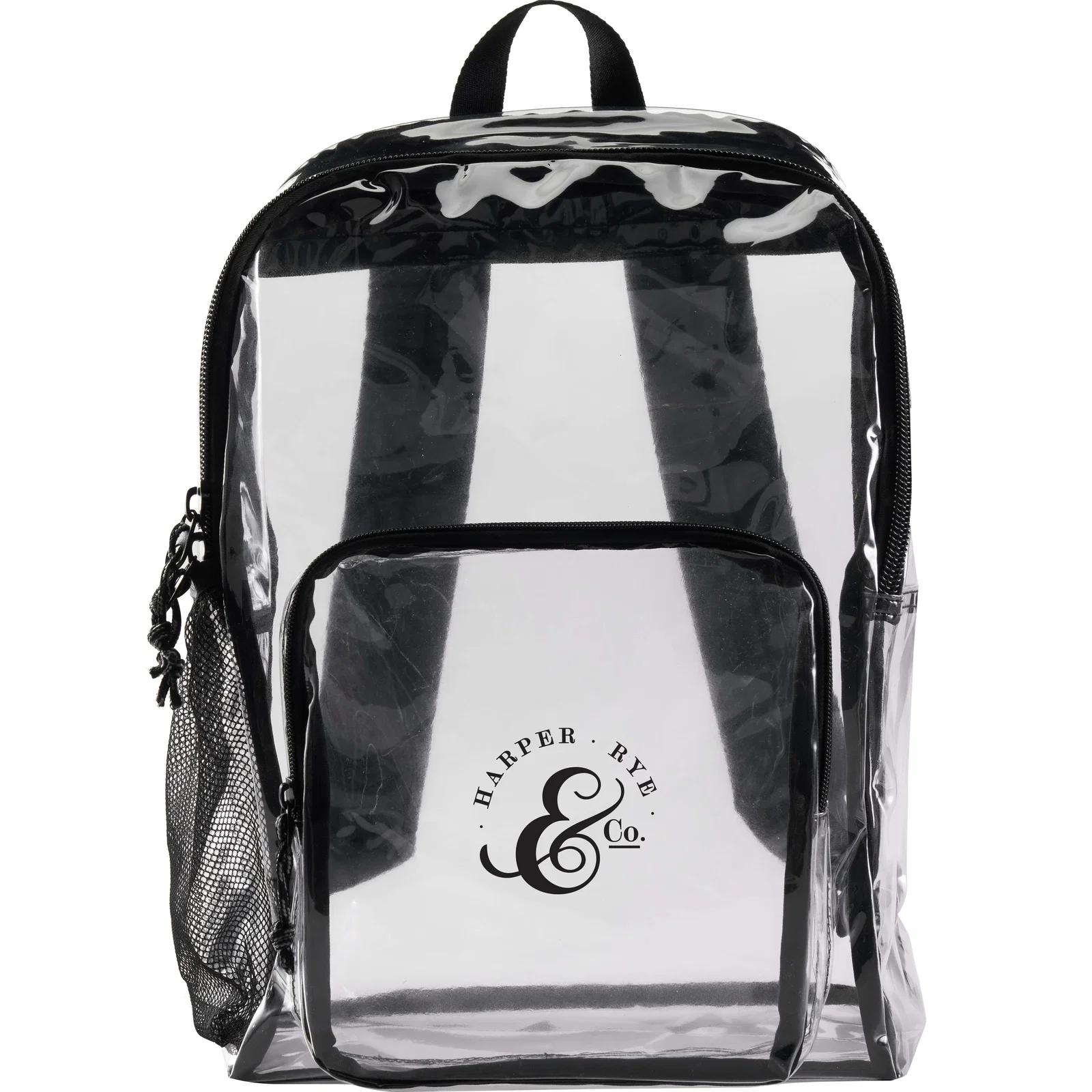 Custom Logo Clear PVC Backpack — view 3
