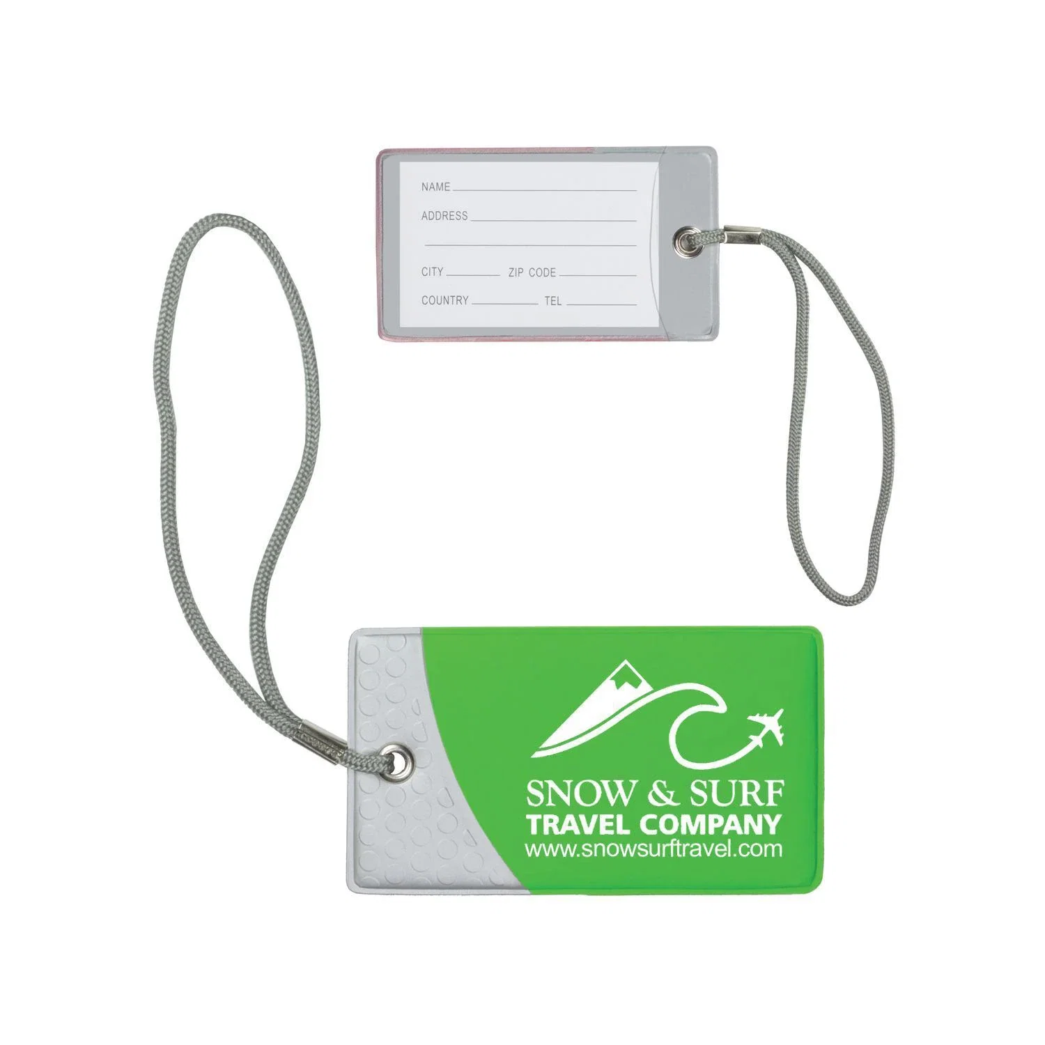 Luggage Tag — Lime Green