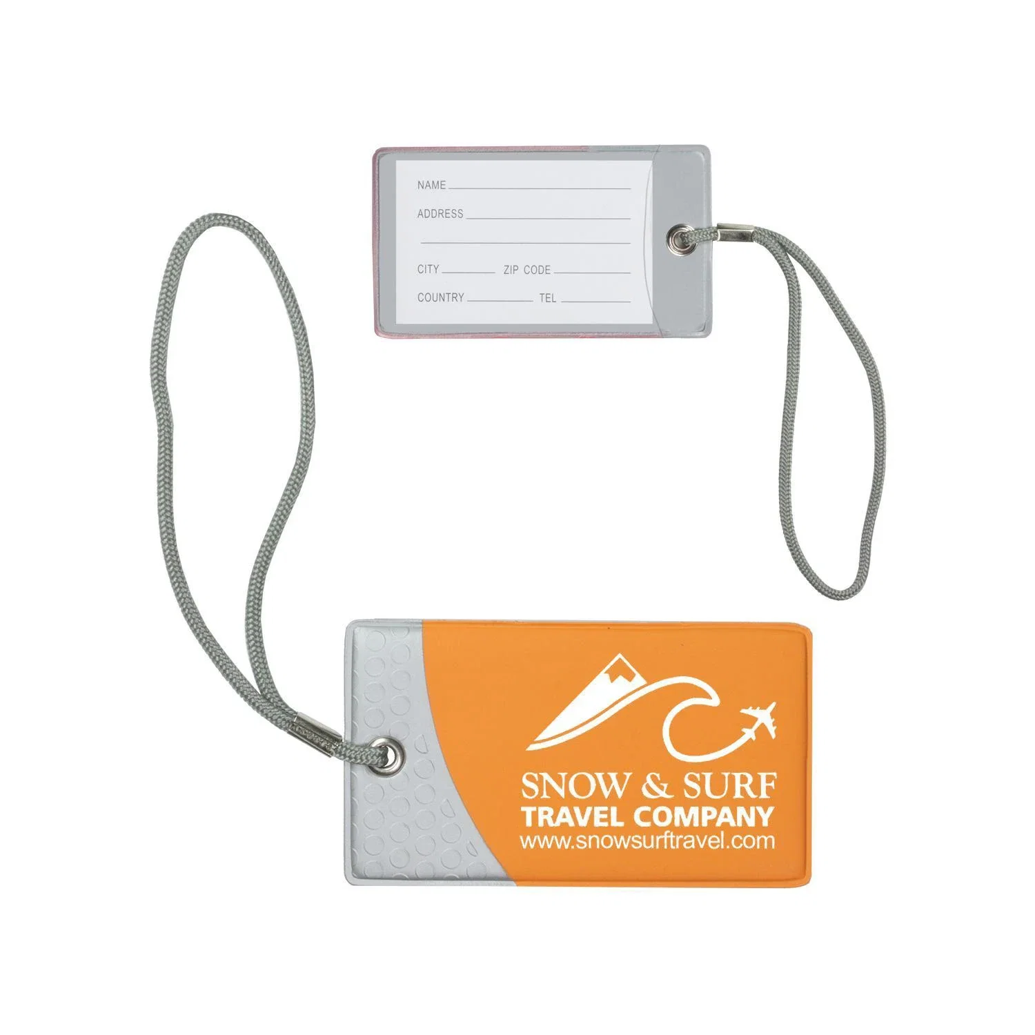 Luggage Tag — Orange — view 2