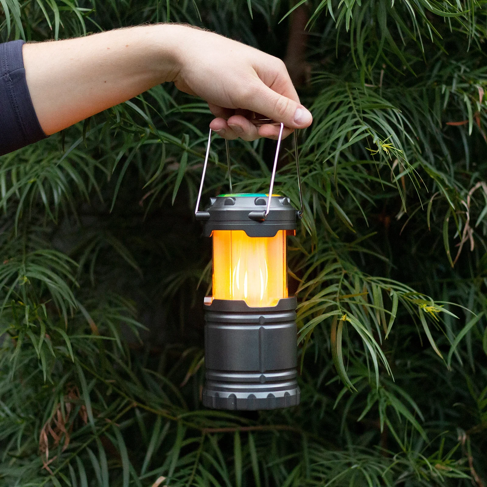 Lumens 2-in-1 Pop Up LED Flame Lantern — view 2