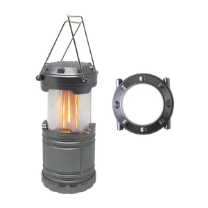 Pop-Up LED Camping Lantern, 105 Lumens, Flame-Flicker Mode