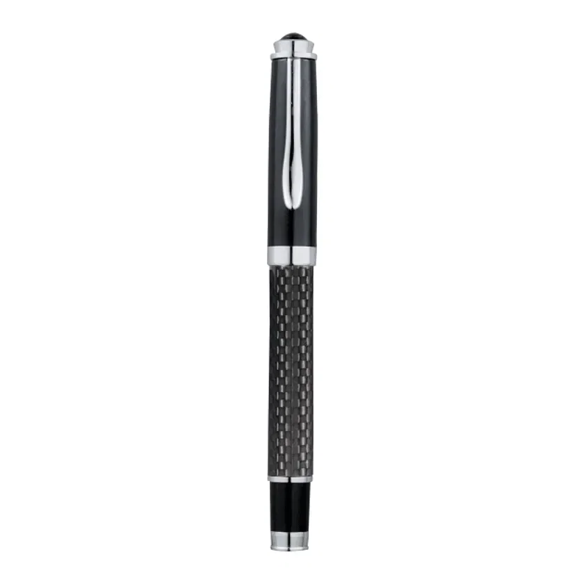 Personalized Luna Roller Ball with Carbon Fiber Detail — view 2