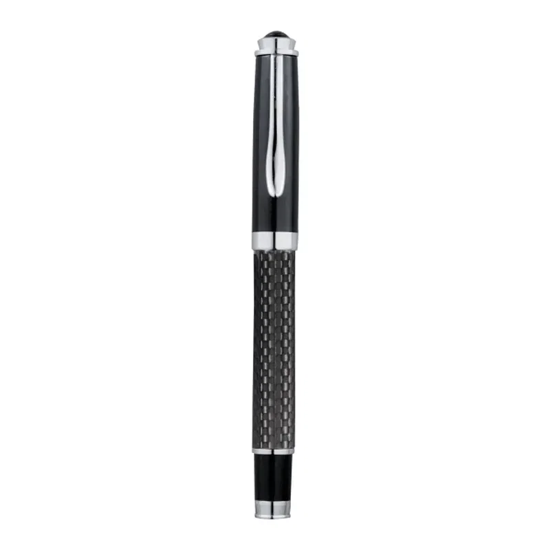 Personalized Luna Roller Ball with Carbon Fiber Detail — view 2