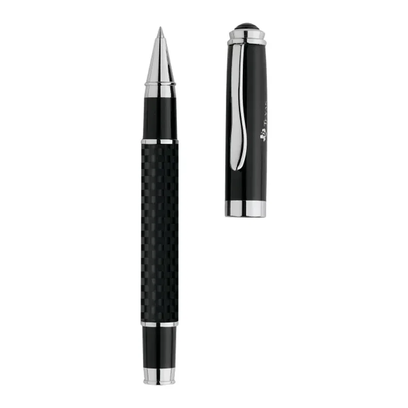 Personalized Luna Roller Ball with Carbon Fiber Detail — view 3