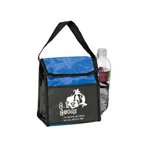 70 Denier Insulated Lunch Pack Cooler, 7" x 8.25" x 2.75" Polyester, Full-Color Imprint