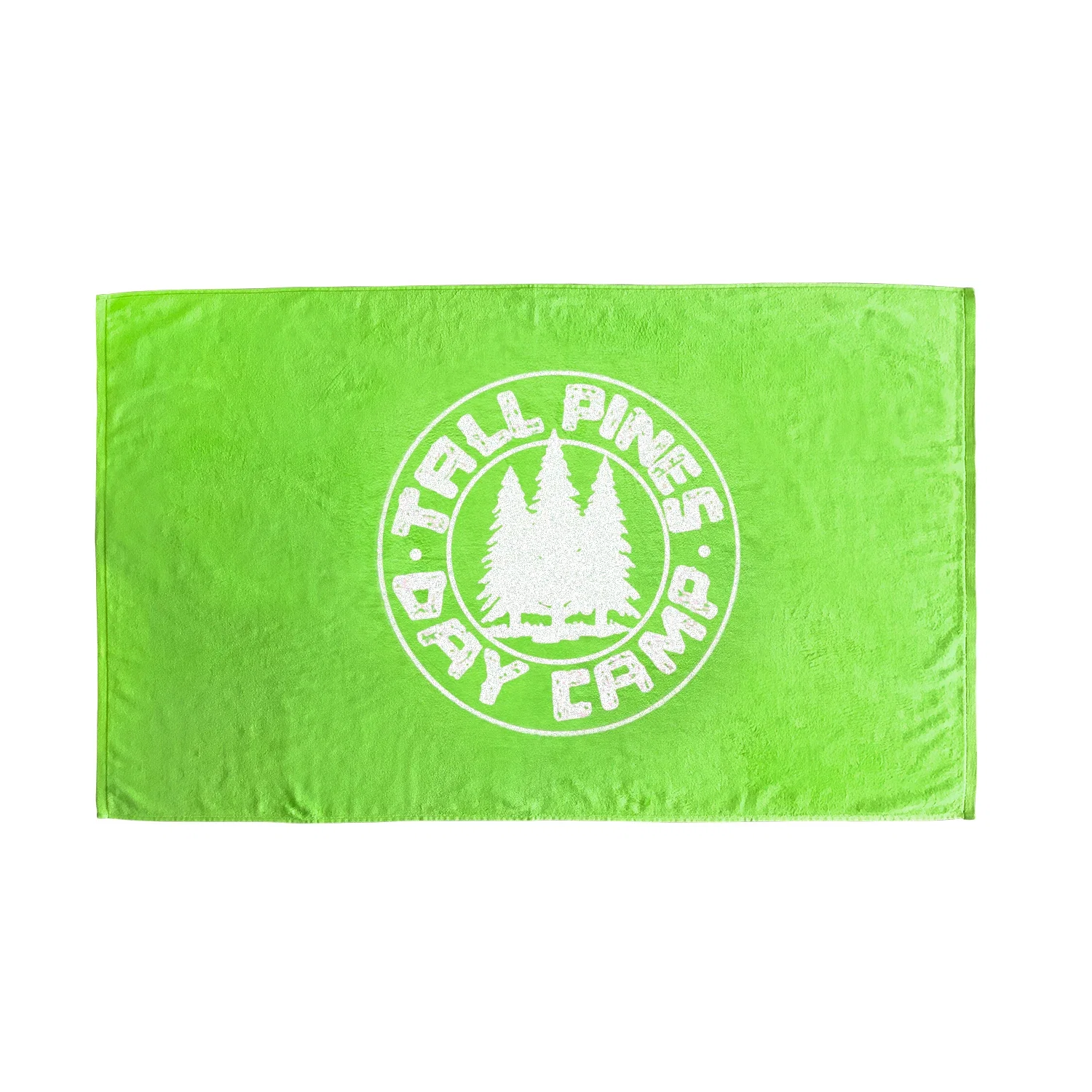 Luxury Beach Towel — Lime Green — view 2