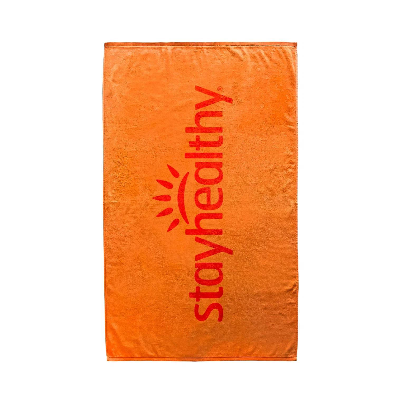 Luxury Beach Towel — Orange — view 4