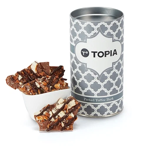 Luxury Belgian Chocolate Bark Gift Tubes — view 4