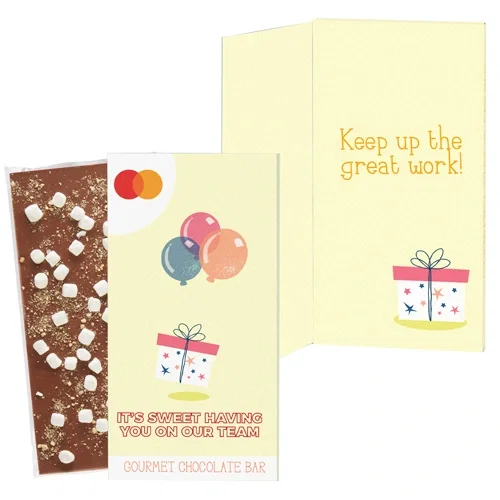 Luxury Belgian Chocolate Greeting Card Box — view 2