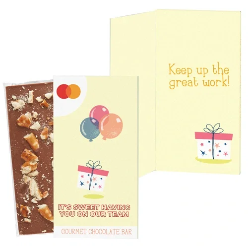 Luxury Belgian Chocolate Greeting Card Box — view 3