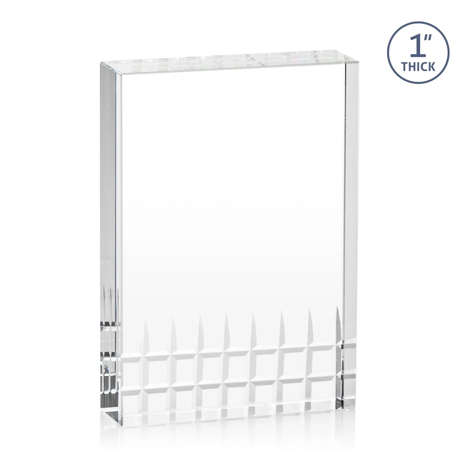 Custom Optical Crystal Rectangle Award, awards for company anniversary events