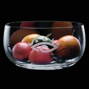 Glass Bowl Award in Rounded Bubble Shape