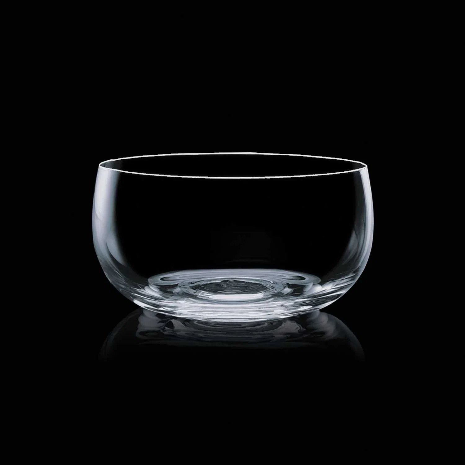 Custom Glass Bowl Award in Rounded Bubble Shape, crystal vase for sales achievement awards