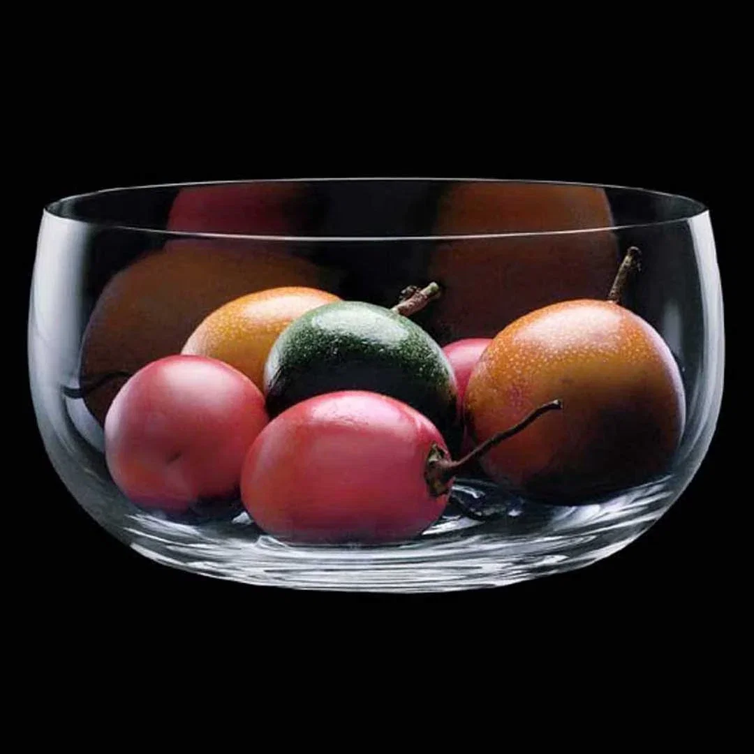 Custom Glass Bowl Award in Rounded Bubble Shape, crystal vase for retirement presentations