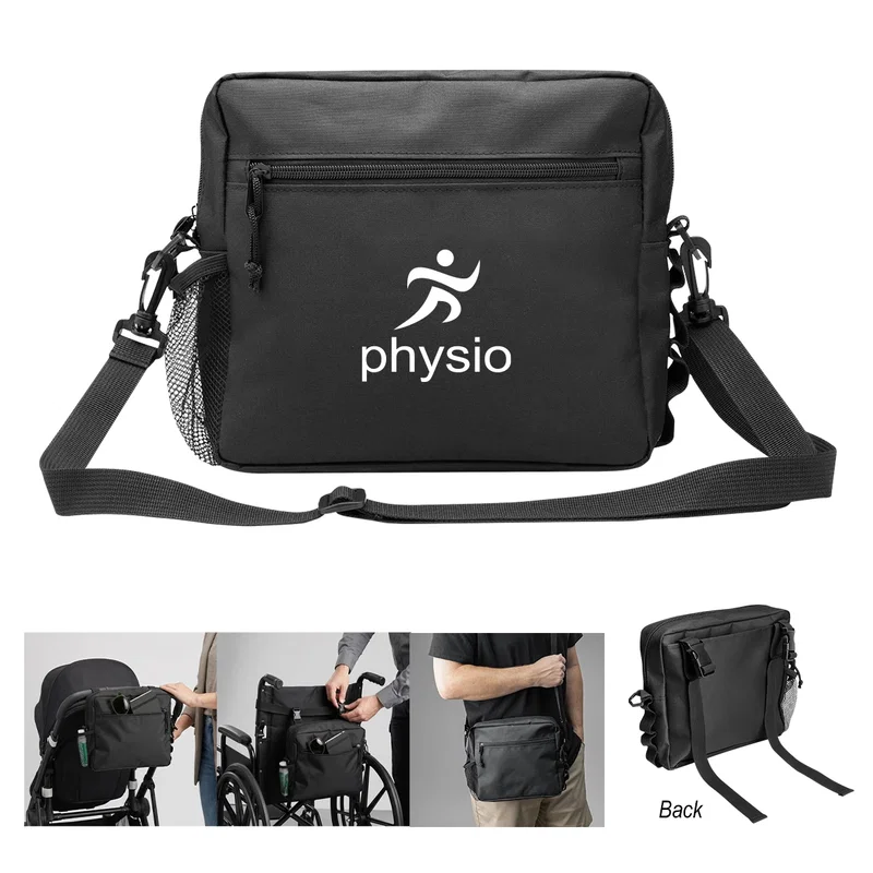 Front pocket area of the compact nine-inch pack