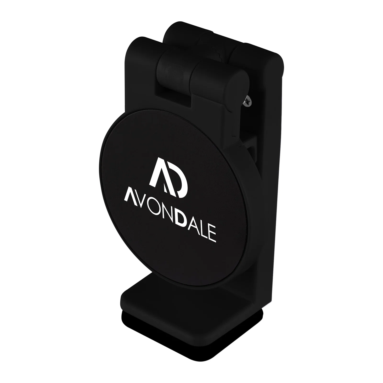 Handset held at eye level for hands-free viewing
