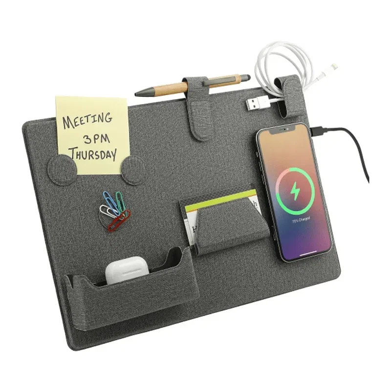 MagClick™ Fast Wireless Charging Desk Organizer — view 5
