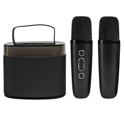 Control buttons along the mic handle in black