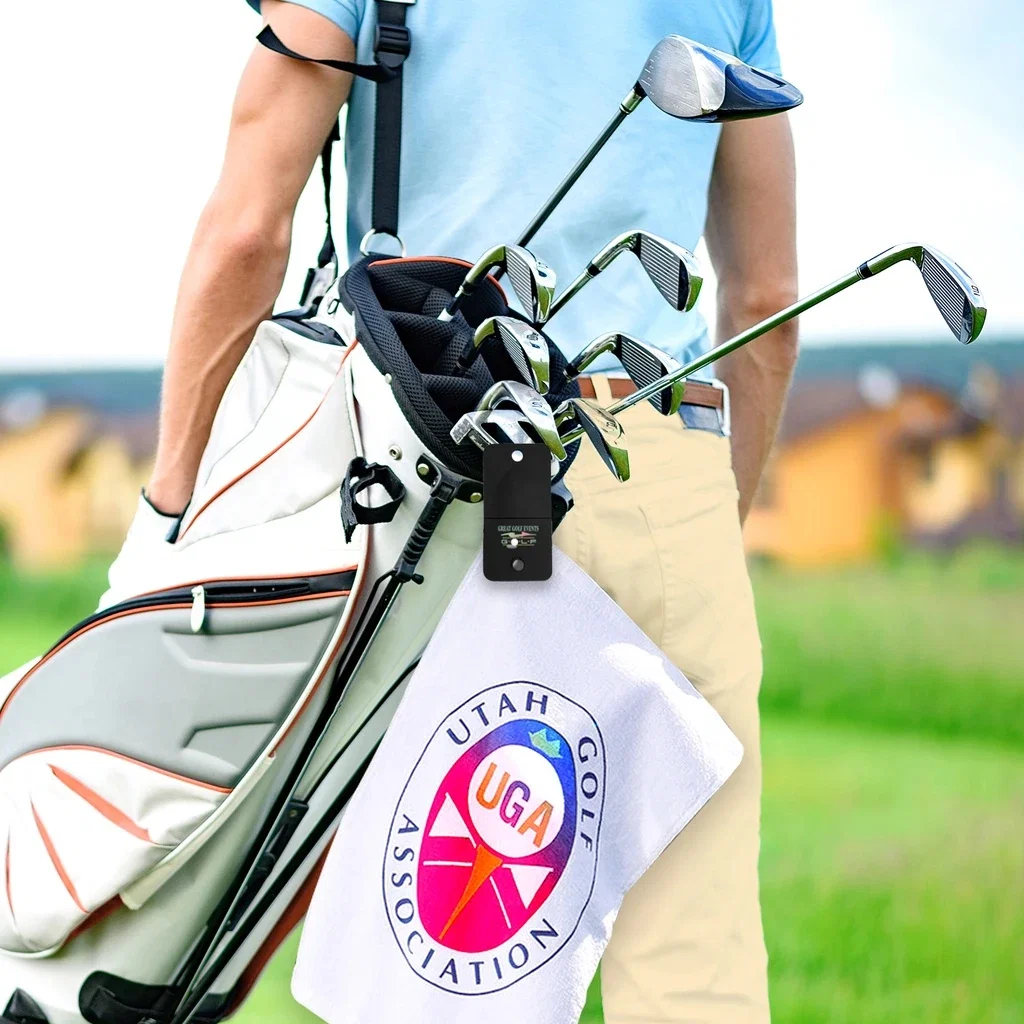 Magnet Golf Towel Clip — Black