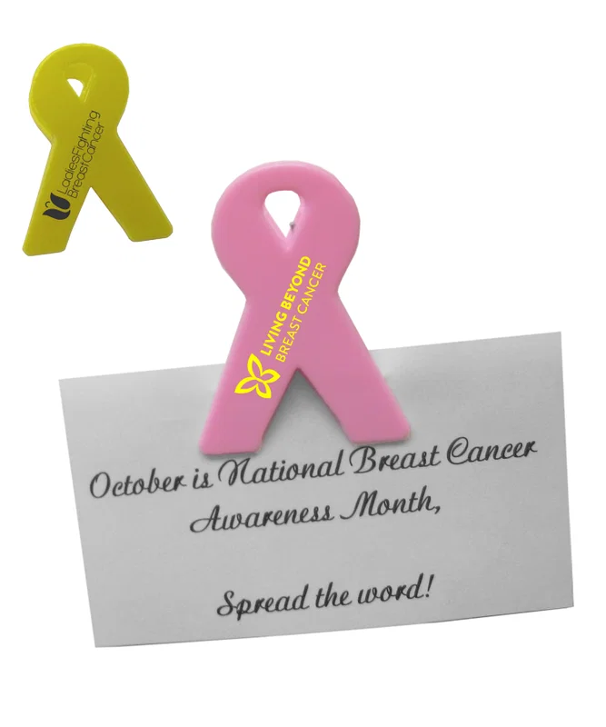 Magnetic Awareness Ribbon Memo Clip Holder — view 1