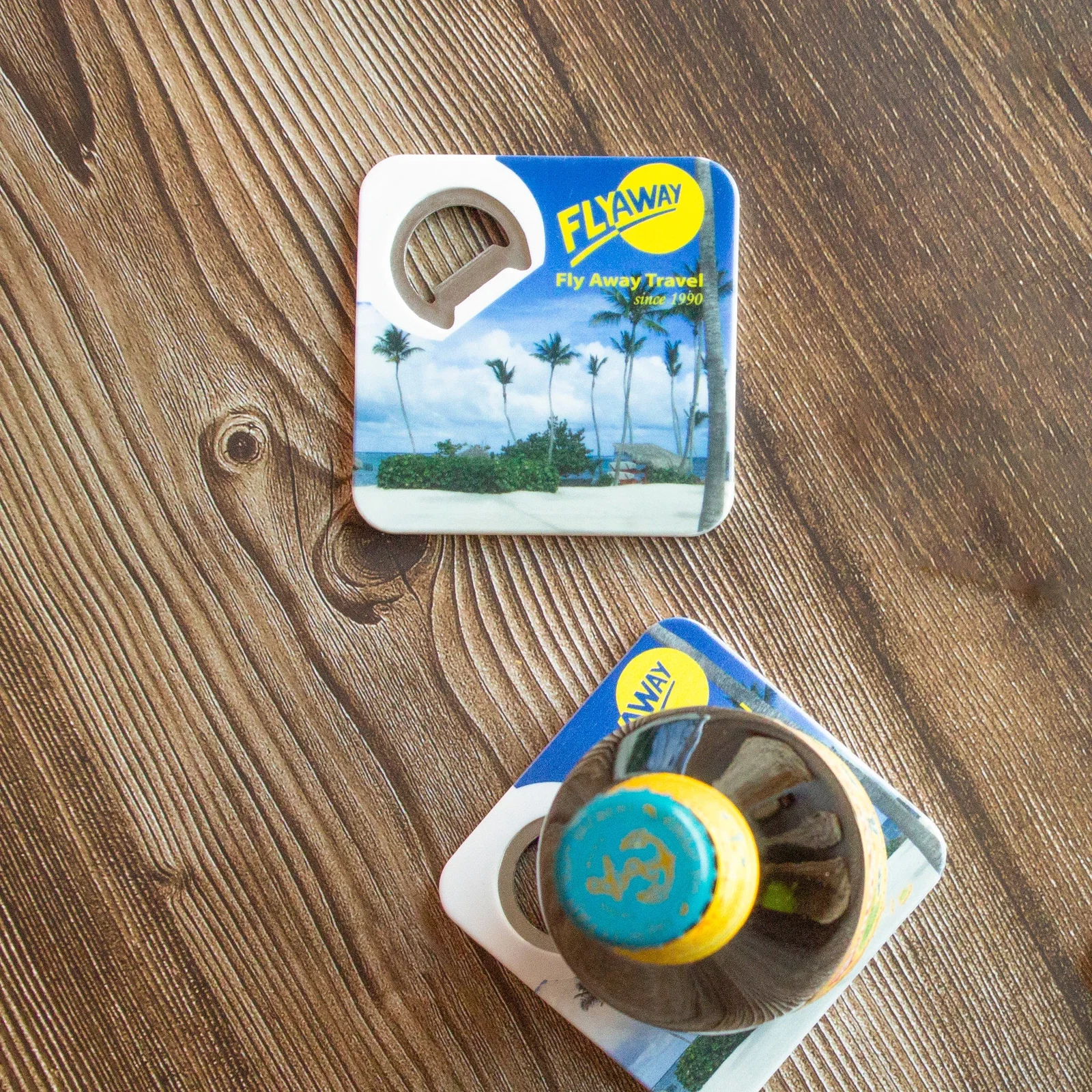 Magnetic Bottle Opener Coaster — view 7