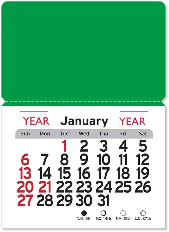Custom Magnetic Calendars (Rectangle) — view 4