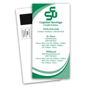 3.5 x 7 Inch Magnetic Stick Up Card, Full-Color Imprint