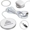 Magport 15W Magnetic Wireless Charger in White/Silver