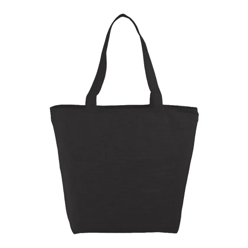 Maine 8oz Cotton Canvas Zippered Tote — view 2