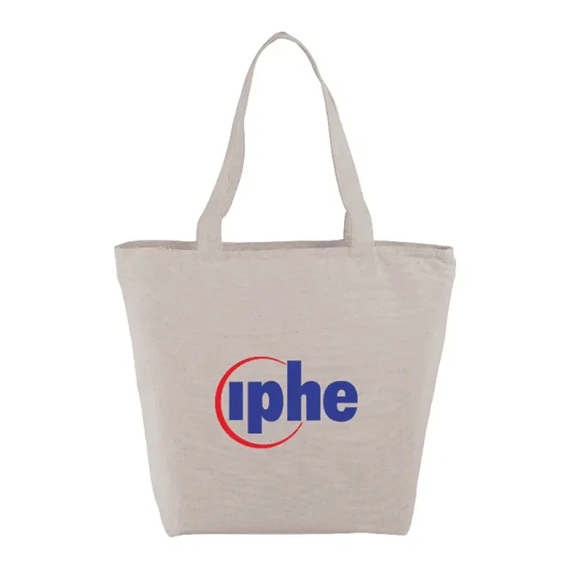 Maine 8oz Cotton Canvas Zippered Tote — view 3