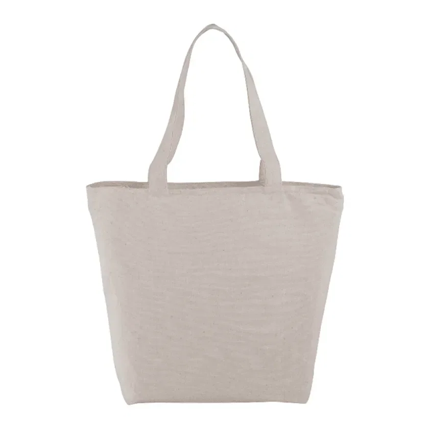 Maine 8oz Cotton Canvas Zippered Tote — view 4