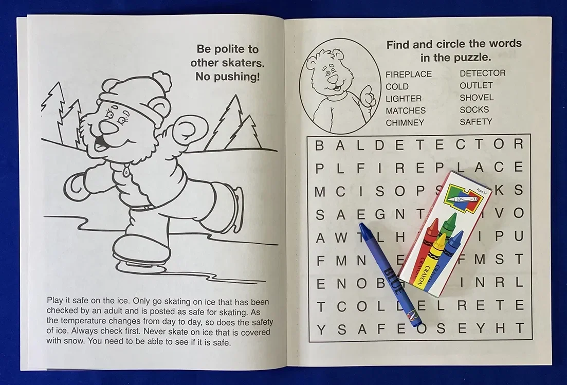 Make Winter & Holidays Safe Coloring Book — view 3