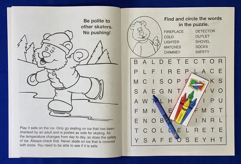 Make Winter & Holidays Safe Coloring Book — view 3