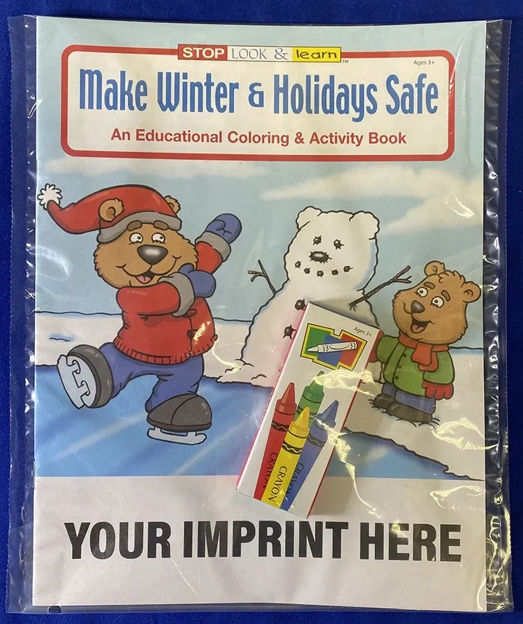 Make Winter & Holidays Safe Coloring Book — view 4