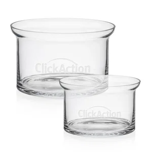 Glass Bowl Award with Flared Lip
