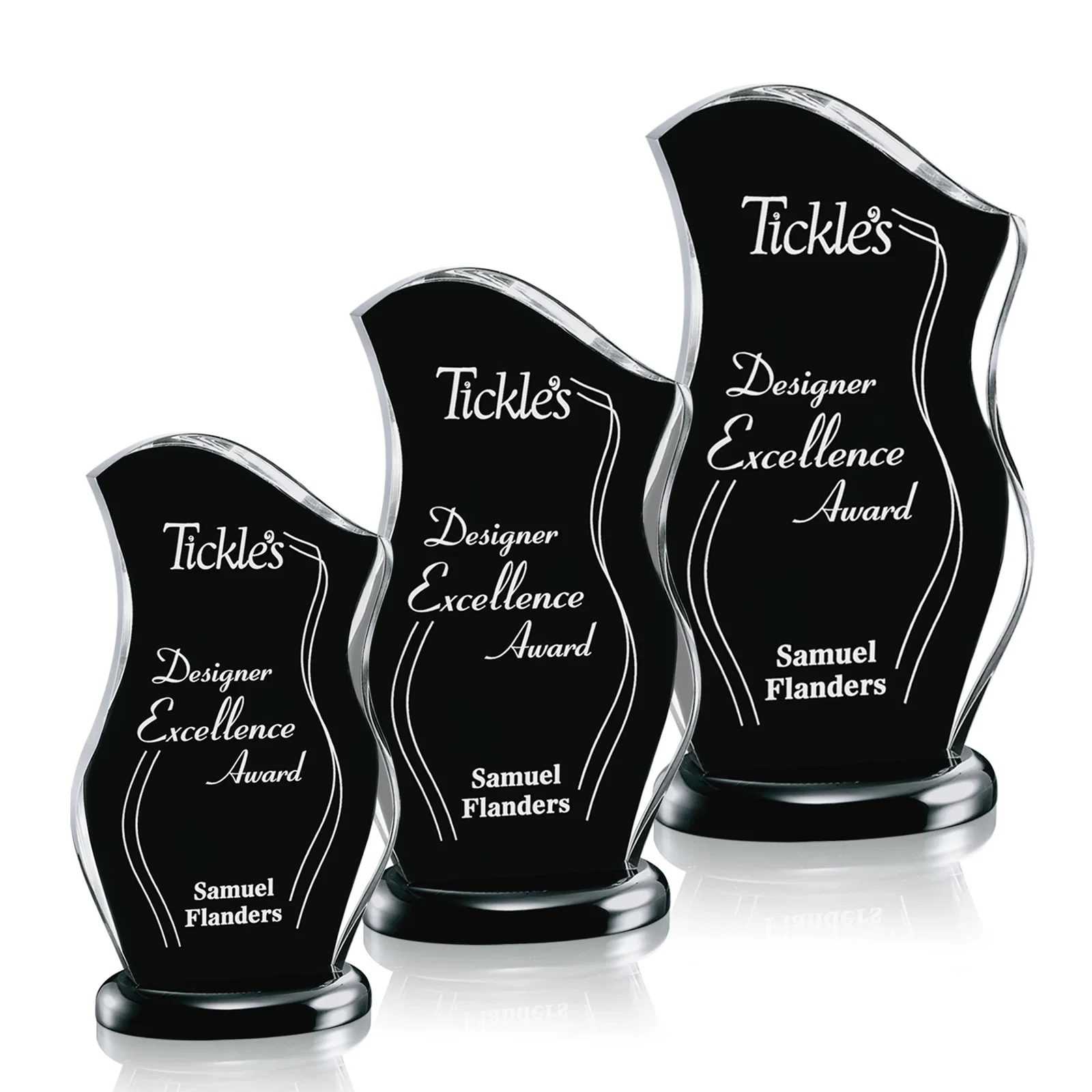 Custom Solid Sculpted Acrylic Award for employee recognition