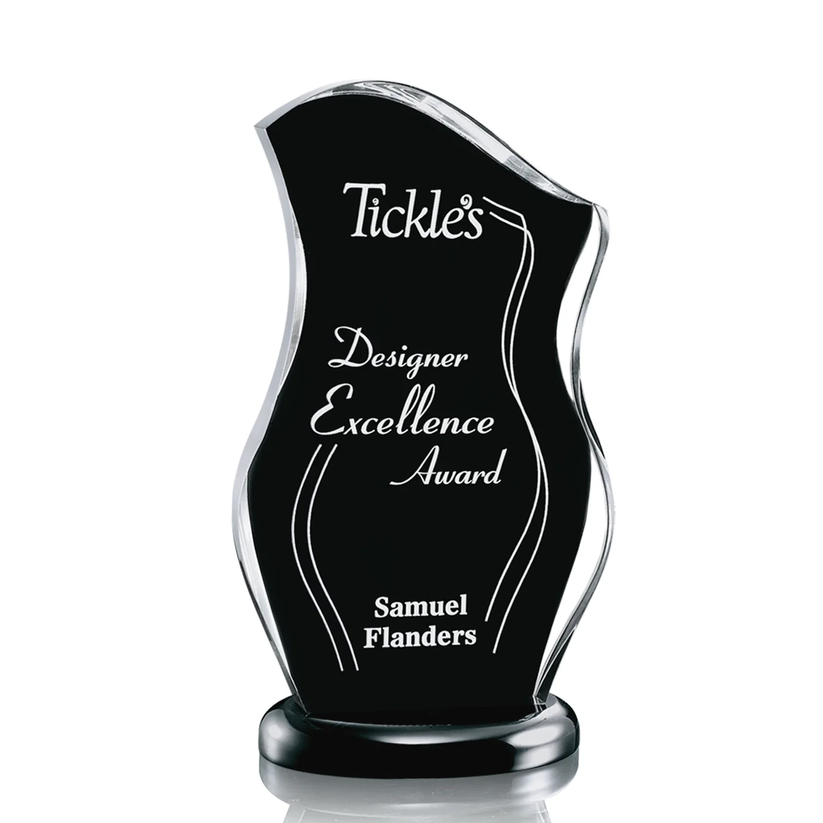Custom Solid Sculpted Acrylic Award for sales achievement awards