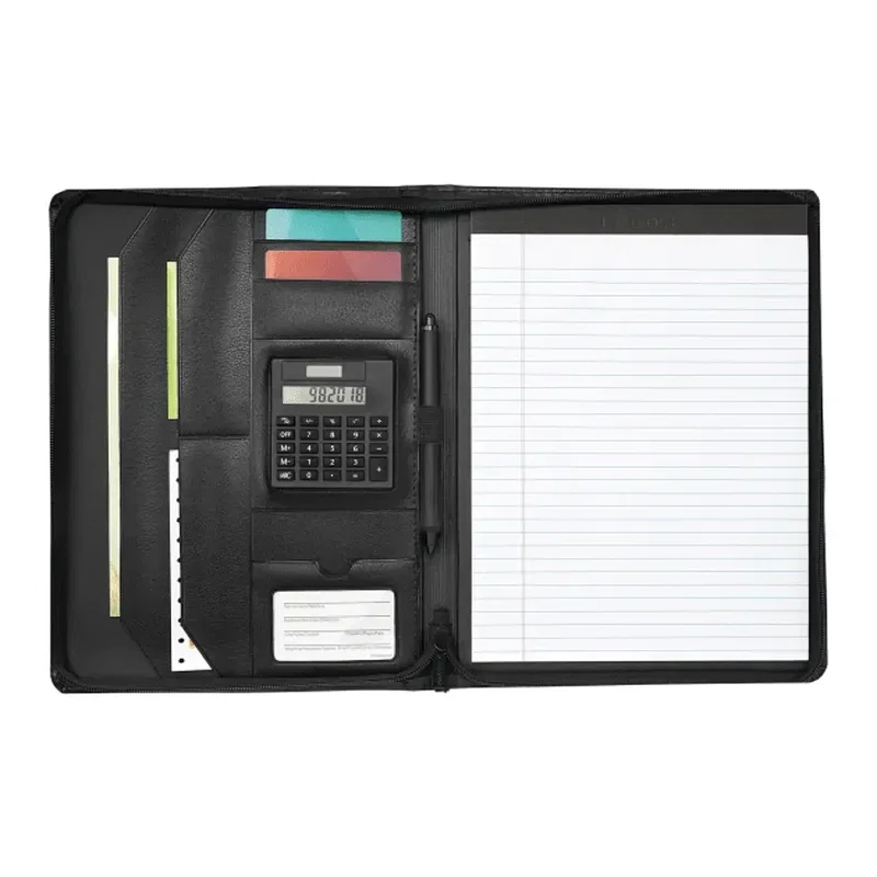 Manchester Zippered Padfolio with FSC® Mix Paper — view 2