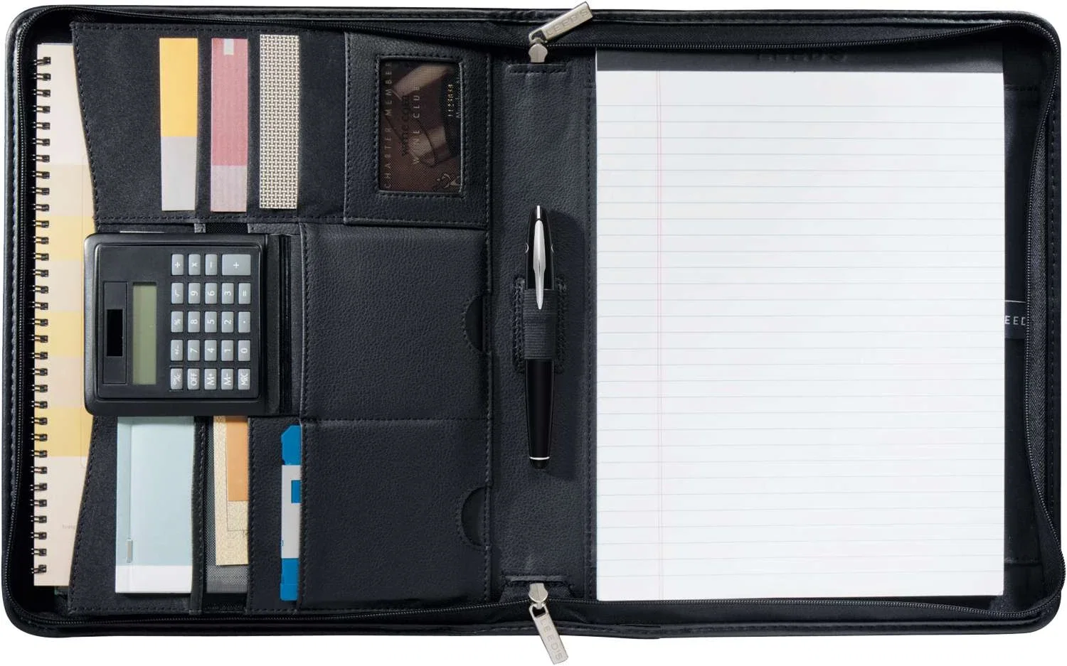 Manhattan Zippered Padfolio with FSC® Mix Paper — view 5