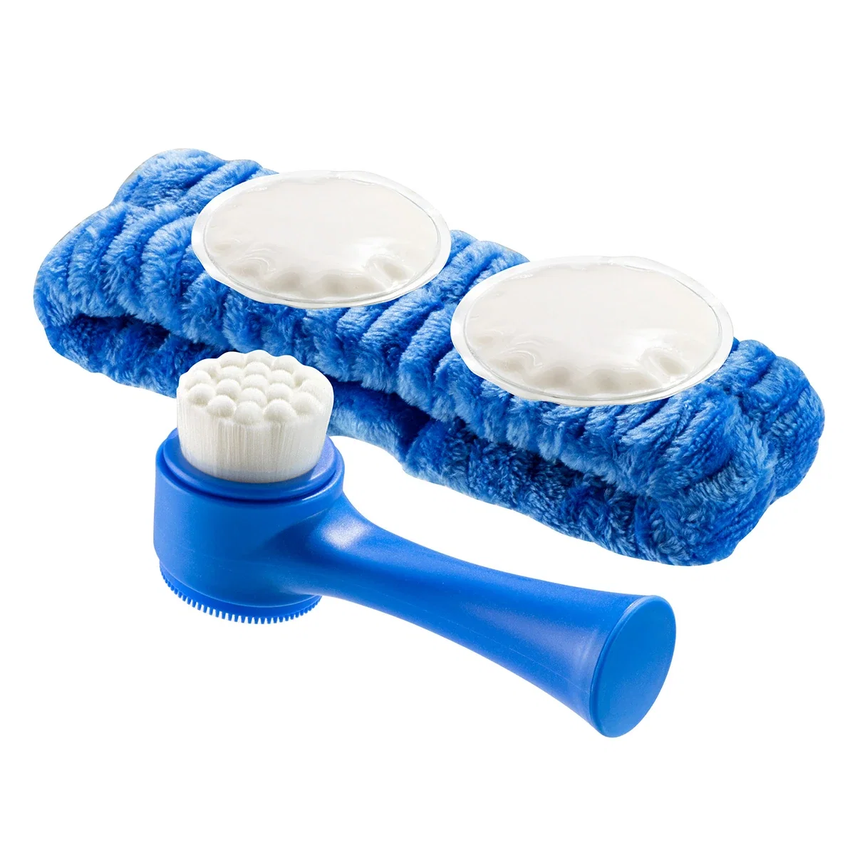 Angled view of the Manor Face & Eyes Spa Kit's contents