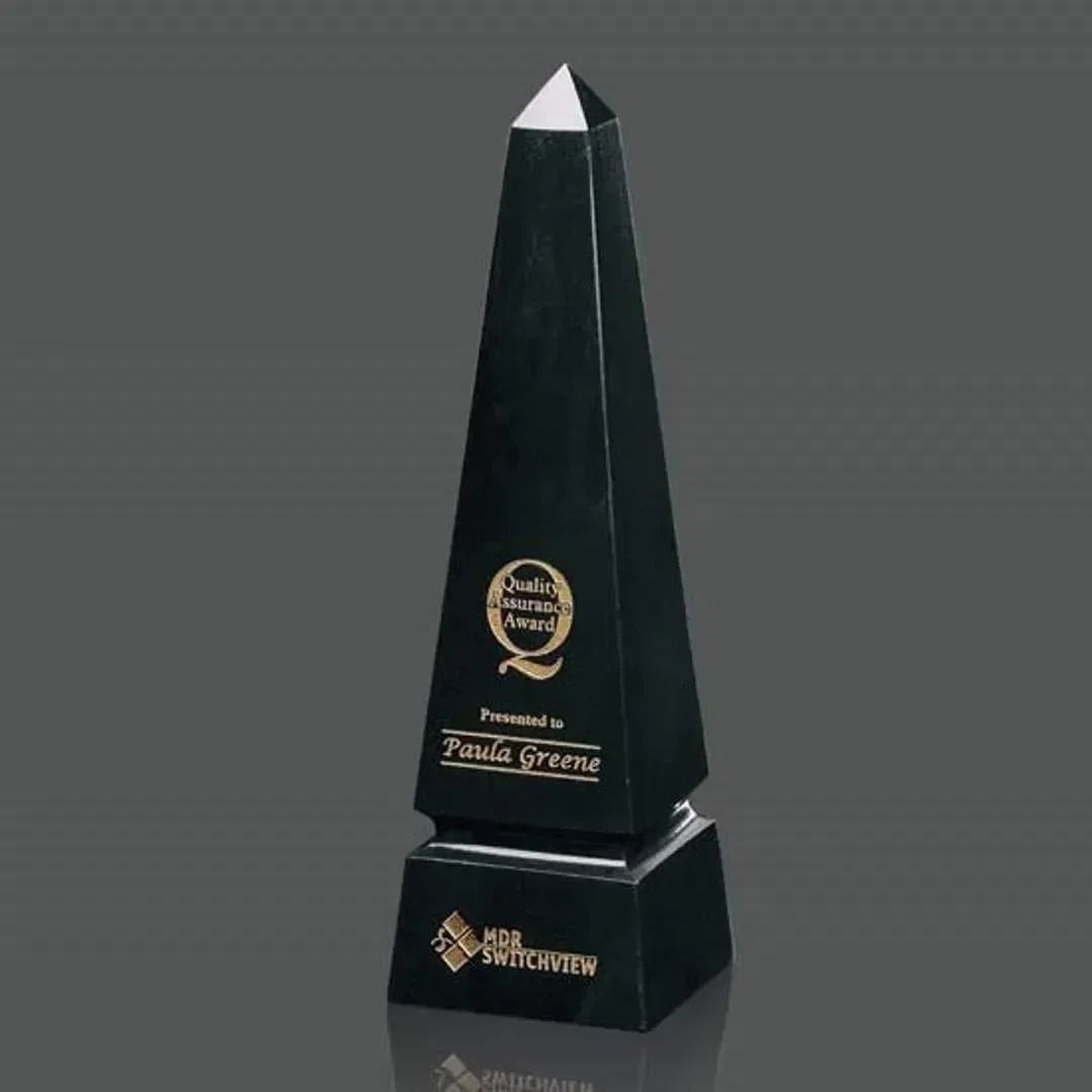 Marble Customized Obelisk Awards — view 2