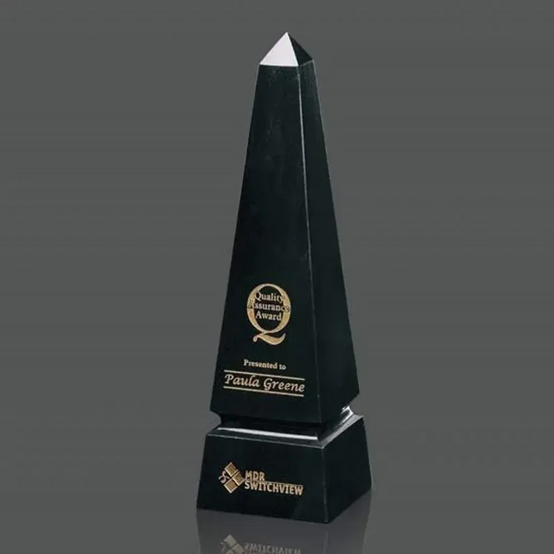 Marble Customized Obelisk Awards — view 2